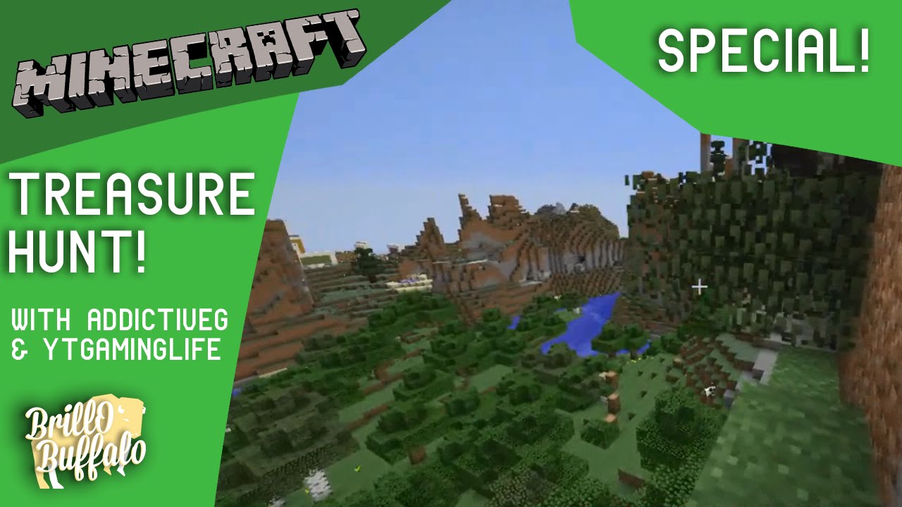 Minecraft Treasure Hunt w/ AddictiveG & YTGamingLife