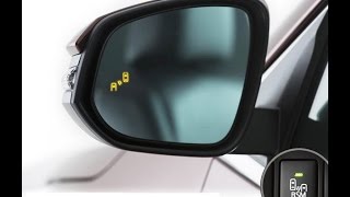 Aftermarket blind spot monitor with RCTA for Toyota RAV4 installation