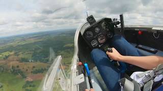 Solo Glider Flight In 4K At South Down Gliding Club