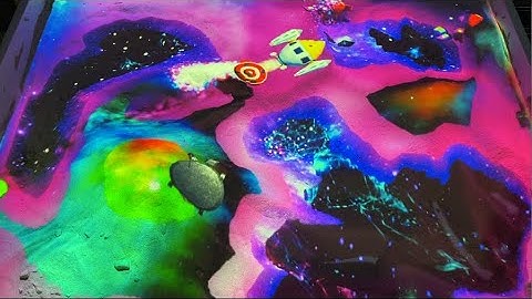 Interactive AR Sandbox software - Deep space