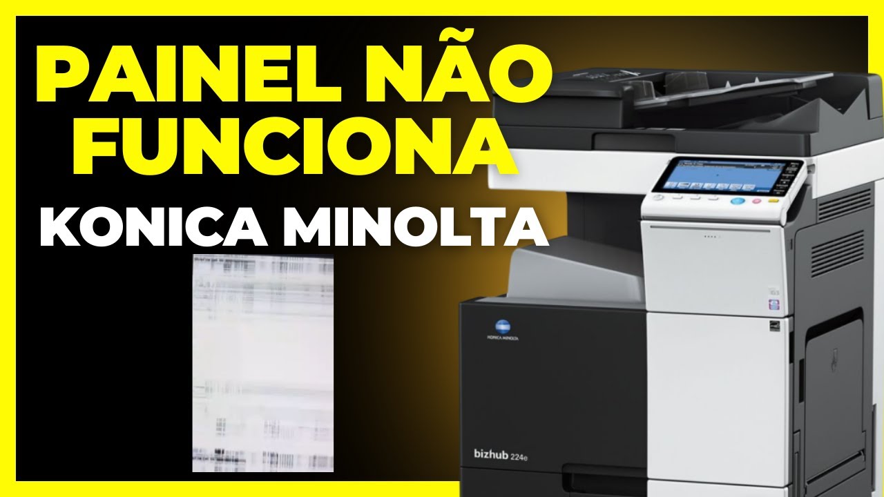 Konica panel not working - watch this video! - YouTube