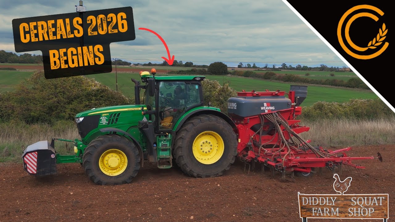 Началась подготовка поля к сезону зерновых культур 2026 года | Первый взгляд на площадку в Дидли-...