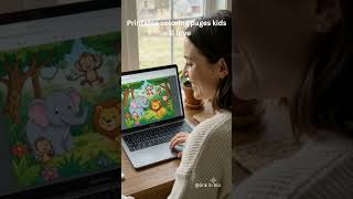 Coloring Pages for Kids – Instant PDF Download