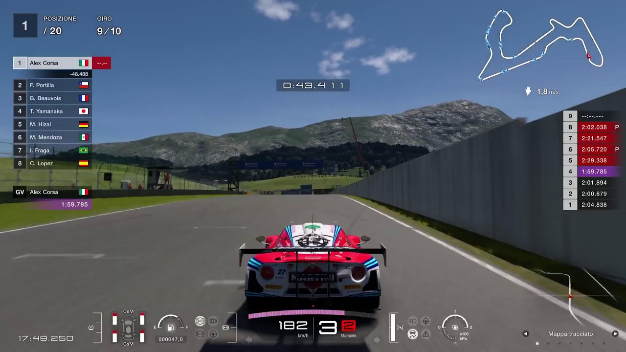 Gran Turismo 7 PS5 Alfa Romeo 4C GR3 Pista Autodrome lago Maggiore GP ...