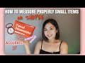 HOW TO MEASURE SMALL ITEMS ON SHOPEE 💯