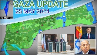 Gaza Update: Spain, Norway and Ireland recognize Palestine [25 May 2024]