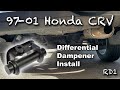 How to replace a differential dynamic dampener in a 97-01 Honda CR-V