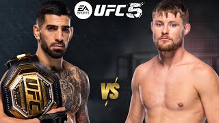 UFC 5 ILIA TOPURIA VS. BRYCE MITCHELL FOR THE UFC FEATHERWEIGHT CHAMPIONSHIP BELT!