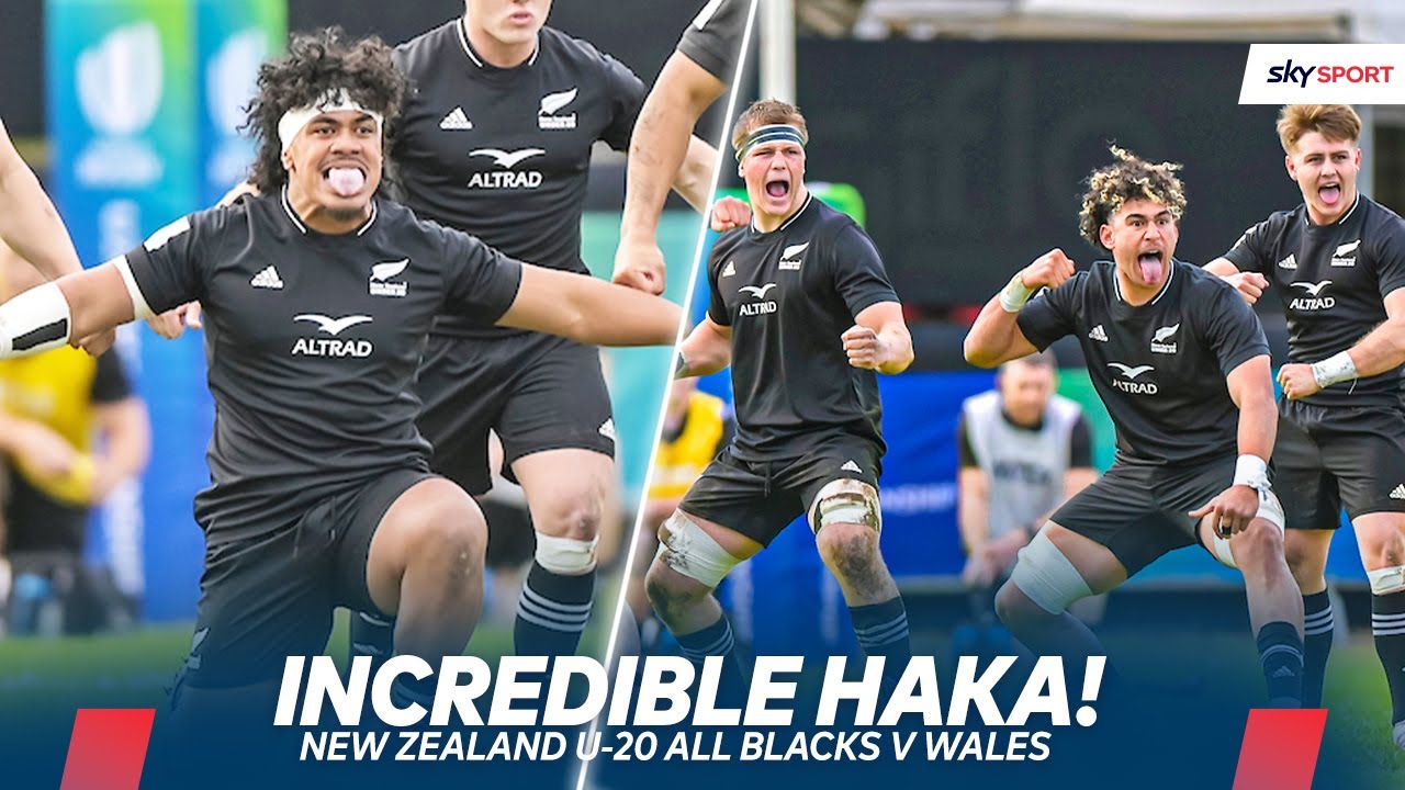 INCREDIBLE HAKA! U-20 All Blacks v Wales U-20 2023 World Rugby Under 20 Championship