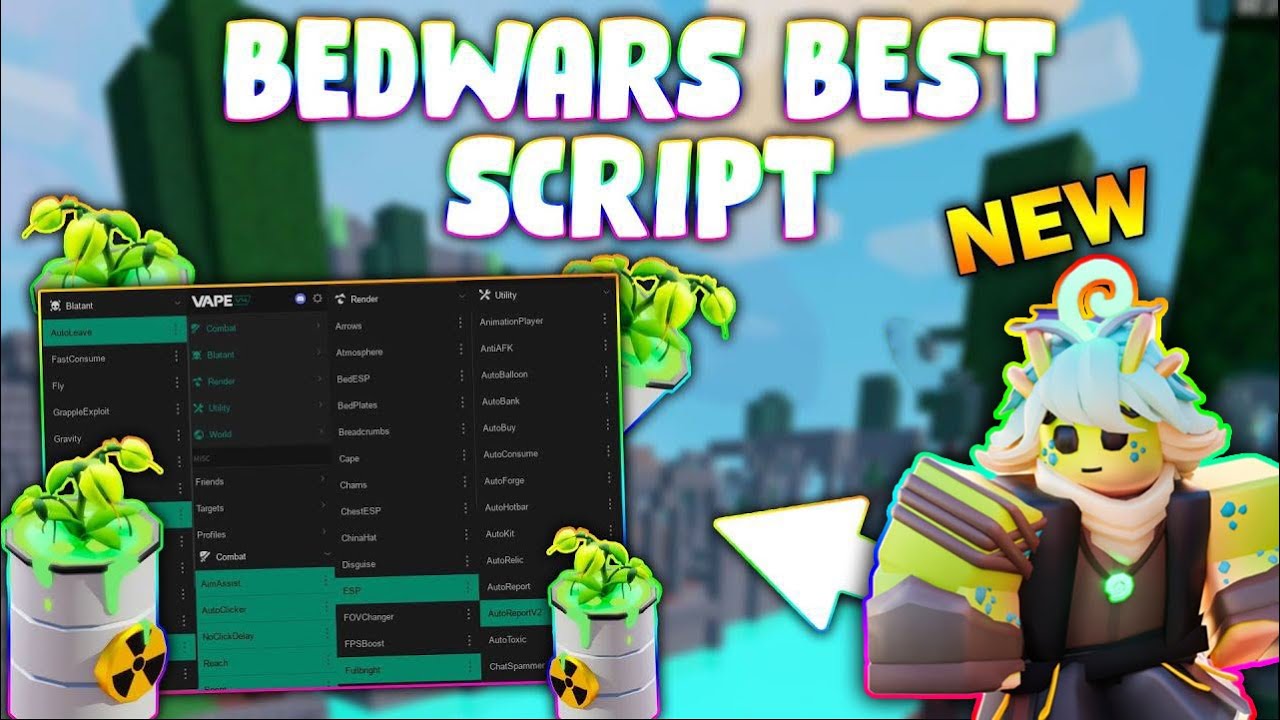 *UPDATED* BedWars Script (PASTEBIN 2023) (KILL AURA, BOW EXPLOIT, AIM