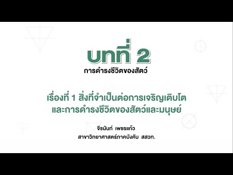 วีดีโอ: สิ่งมีชีวิตจำเป็นต้องเติบโตและพัฒนาอย่างไร?