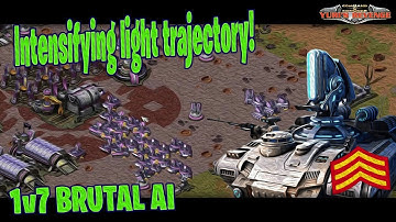 CRATES MAP - 1v7 BRUTAL AI ( Command & Conquer - Yuri