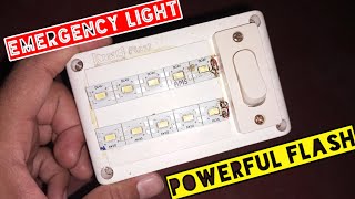 How to Make a Rechargeable LED Emergency Light #electronic #diy #light #led #flash #lion #battery
