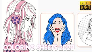 Coloring Sheets 2020: New Coloring Pages & Drawing Game Review 1080p Official Coloring pages screenshot 4