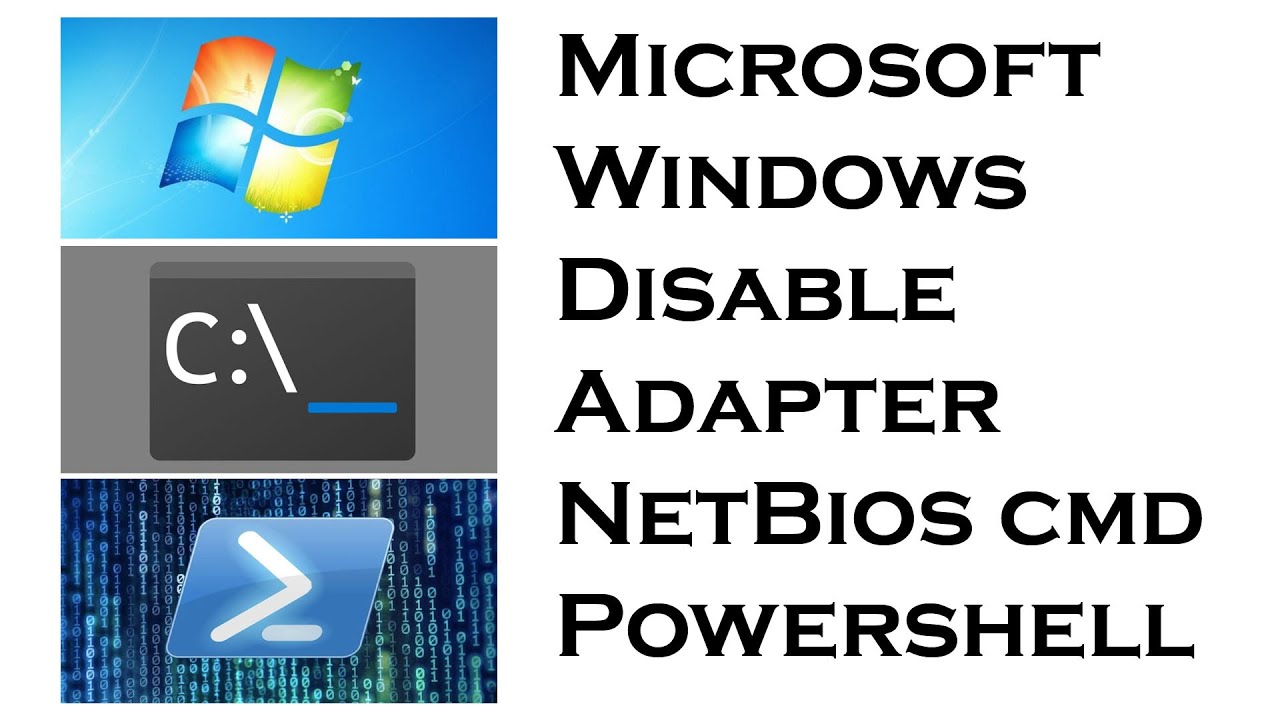 Windows Network Adapter Disable Netbios CMD and Powershell - YouTube