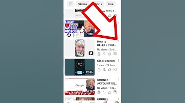 How to DELETE YOUTUBE SHORTS videos!