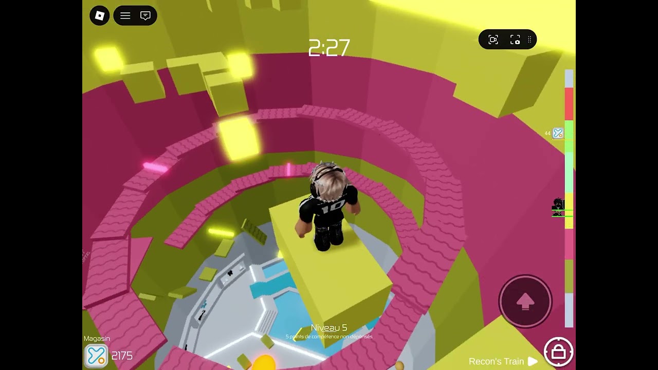 Tower hell race😈🔥(the Winner won robux