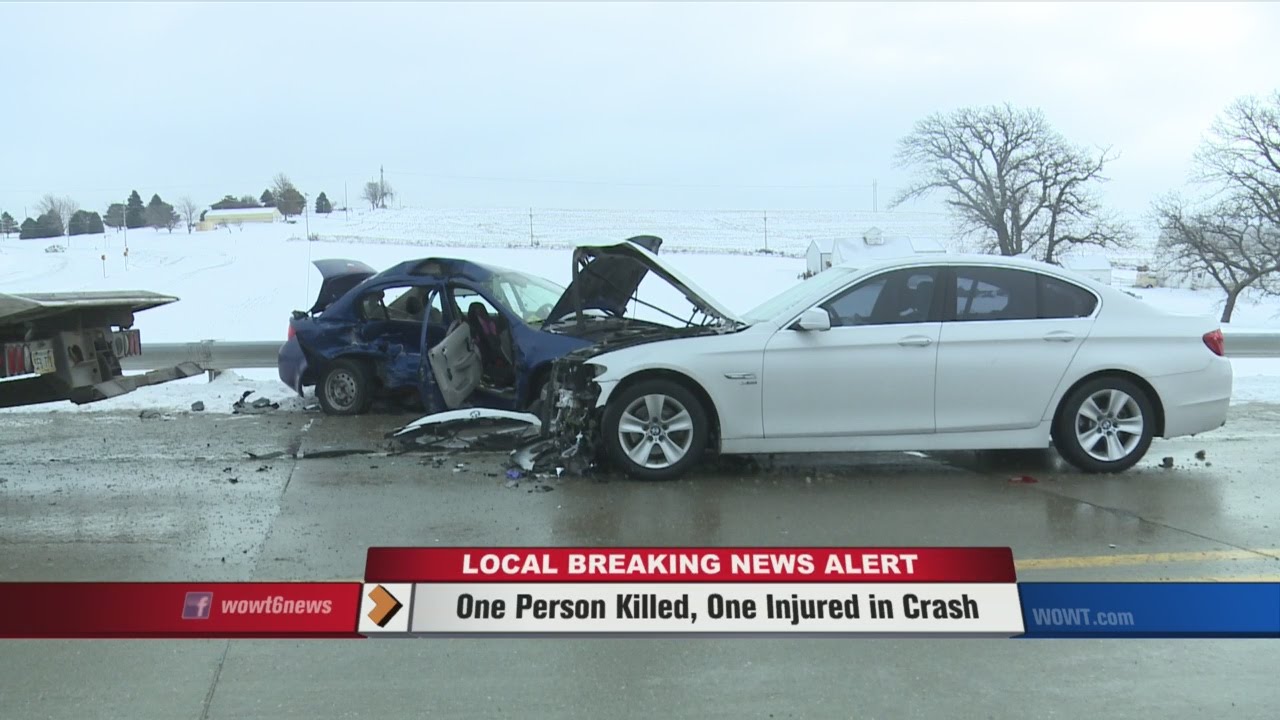 One Killed; One Injured in Crash - YouTube