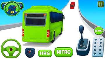 Carzy Bus Mega Ramp Impossible Racing _ Bus Stunts Impossible Tracks - Android Gameplay#games