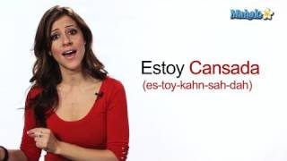 How to Say "I'm Tired" in Spanish