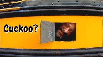 DIY Compost Toilet Vent Fan Install + Decal Removal | Bus Conversion Vlog