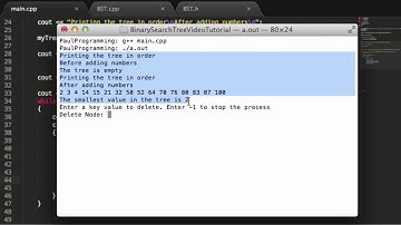 Binary Search Trees - Testing the Remove Node Functions - C++ - Part 13