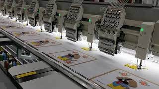 High Speed Mixed Chenille Embroidery Machine With Automatic Bobbin Changing Device Richpeace