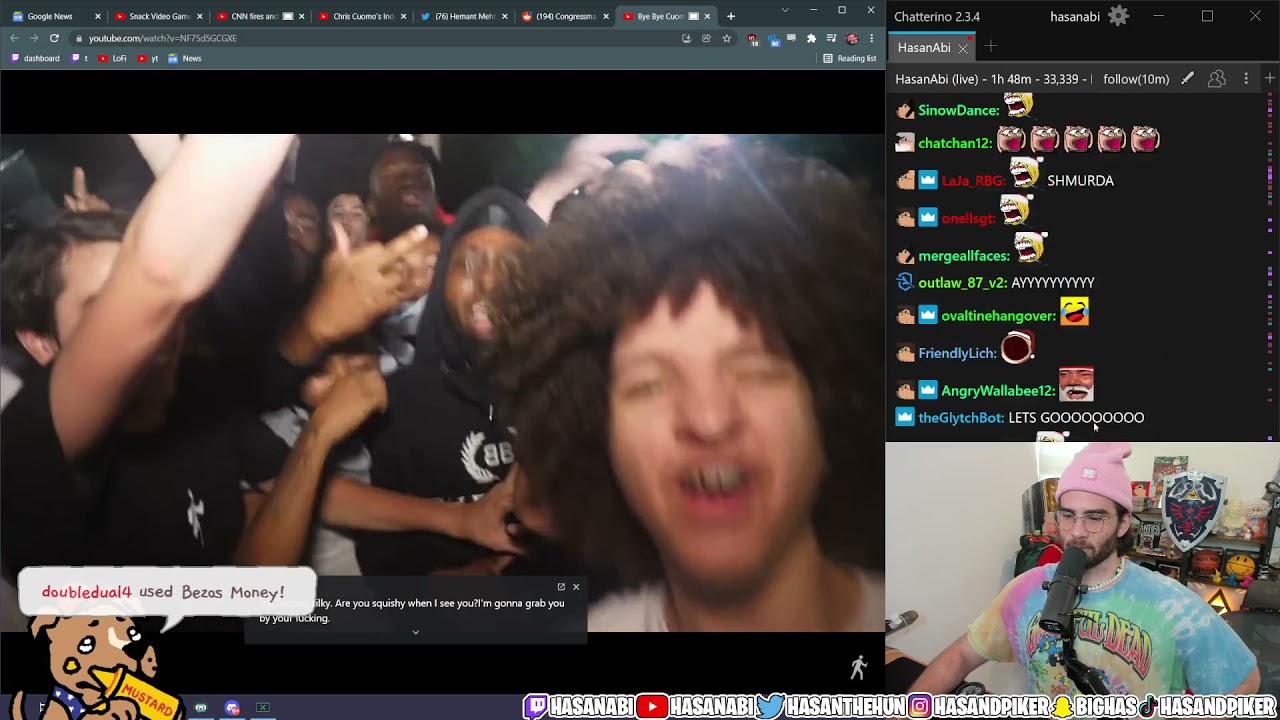 Hasan REACTS to CNN fires anchor Chris Cuomo & to Sidetalk's Bye Bye Cuomo