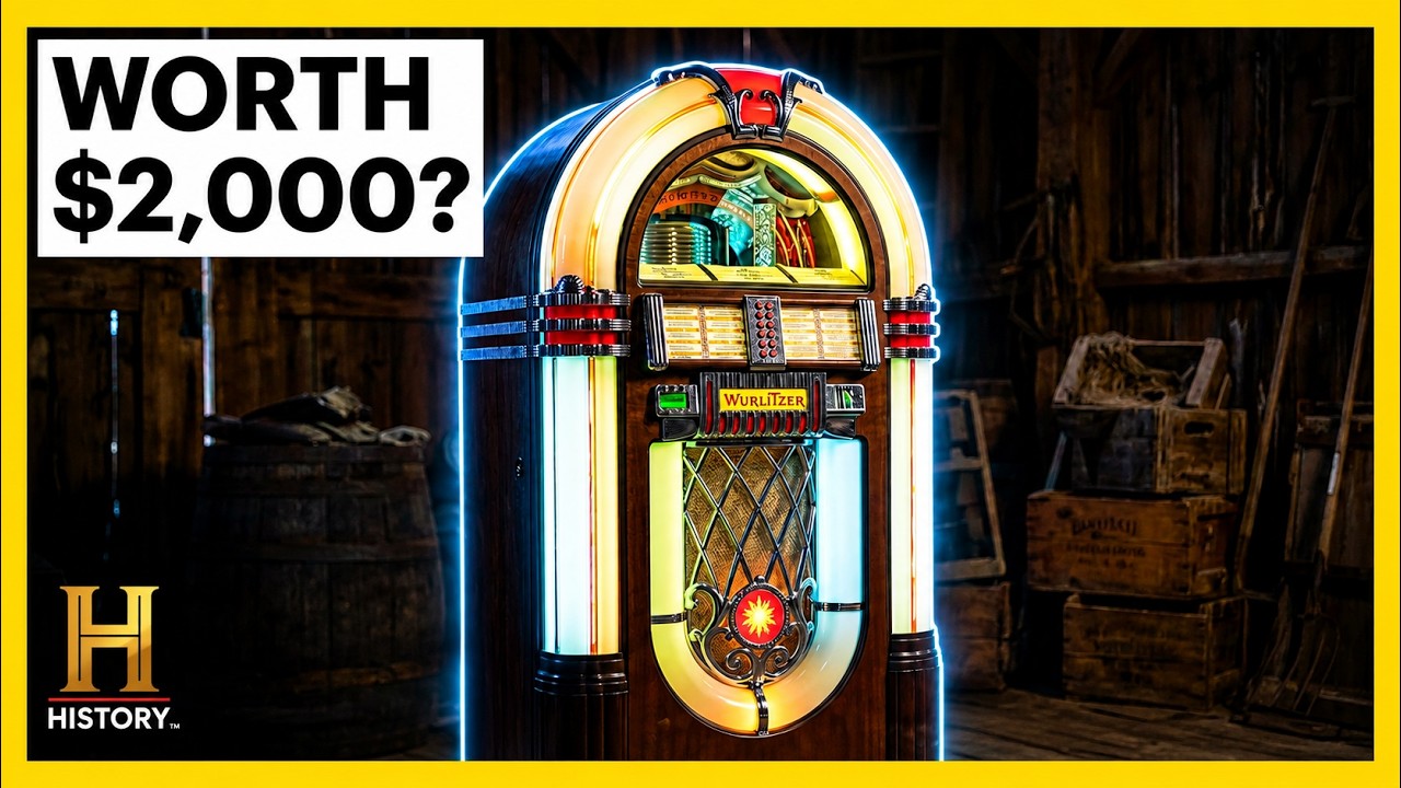 Rare $2,000 Jukebox Found in a Barn (S5, E9) | American Pickers | Full Episode