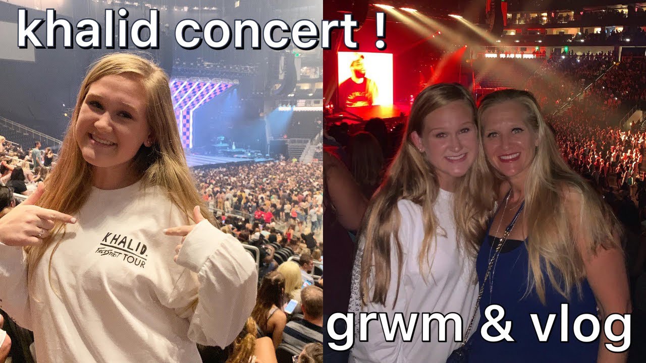 khalid concert grwm & vlog !!