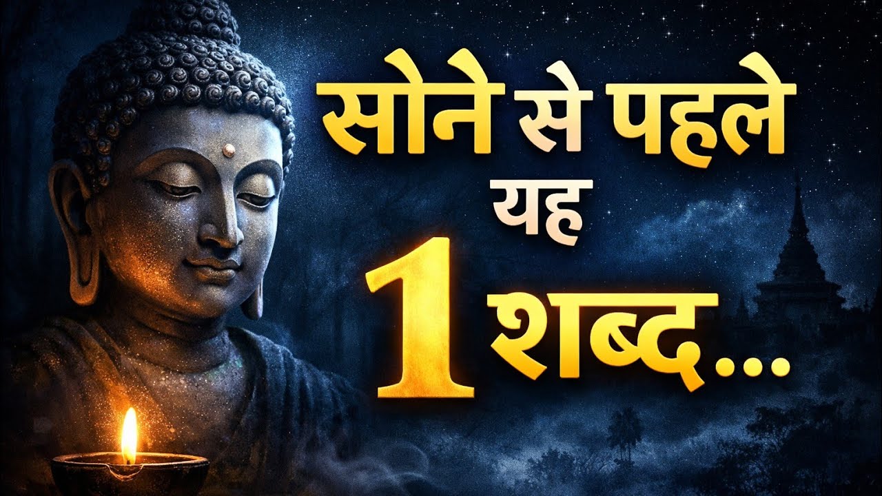बुद्ध का रहस्य: सोने से पहले यह 1 शब्द बोलो और चमत्कार देखो! || Buddha’s Powerful Night Mantra