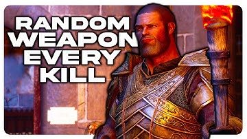 Can You Beat Skyrim If Weapons are Randomized With Every Kill? || Part 1