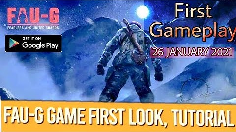 FAU-G is here || Real gameplay, tutorial walkthrough, and first look - FAUG || Safwan Gaming