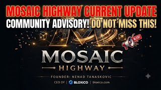 Mosaic Highway Ready, Set, Go! Mosaic Highway Goes Live Soon | Be the First to Ride ⚡