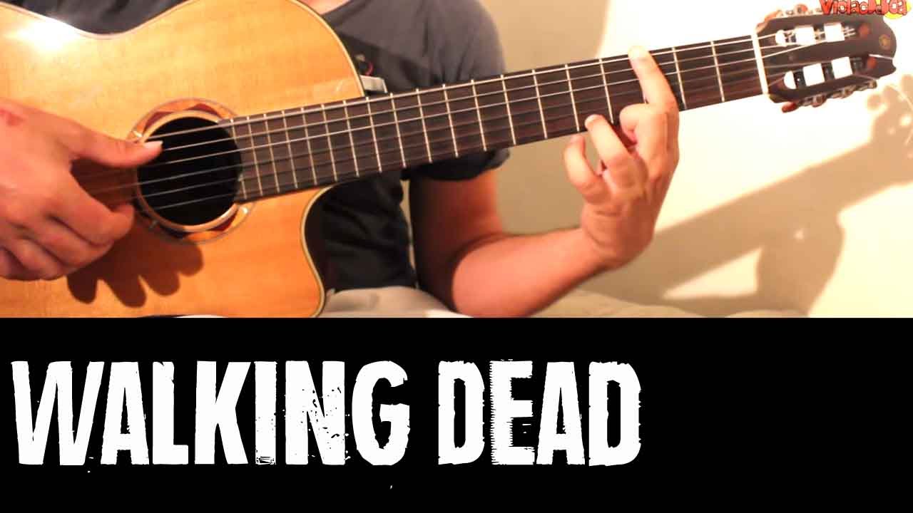 The Walking Dead Theme Acoustic Guitar Ta YouTube