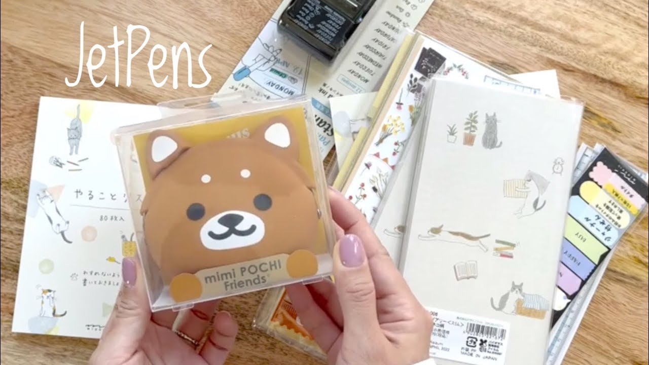 JetPens Haul + Simply Gilded Wanderlust Unboxing 2022 Hobonichi Weeks