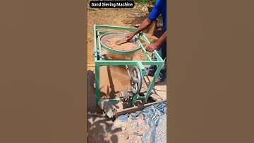 Best idea : Sand Sieving Machine #shorts