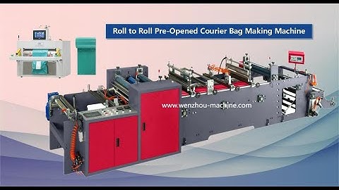 Latest New version Pre-open Bags on Roll Making Machine