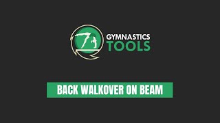 Back Walkover on Beam Drills and Exercises | Gymnastics Beam