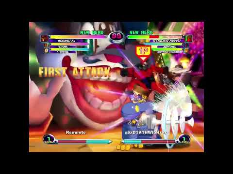 MvC2: Romneto - Magneto/Tron 80% in 1 sec .:12.18.22:.