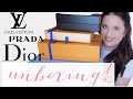 LUXURY UNBOXING!!! LOUIS VUITTON, PRADA, DIOR AND MORE