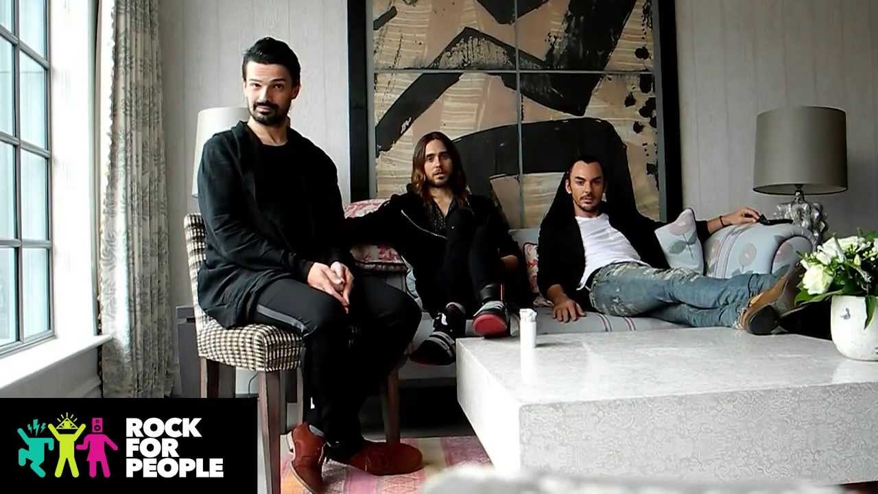 festival of lights THIRTY SECONDS TO MARS for Rock For People festival