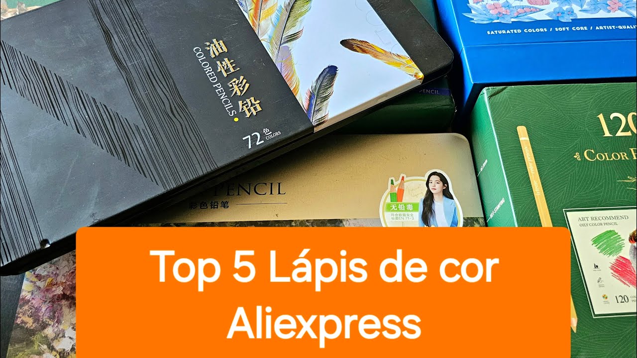 Meu Top 5 - Lápis de cores da Aliexpress