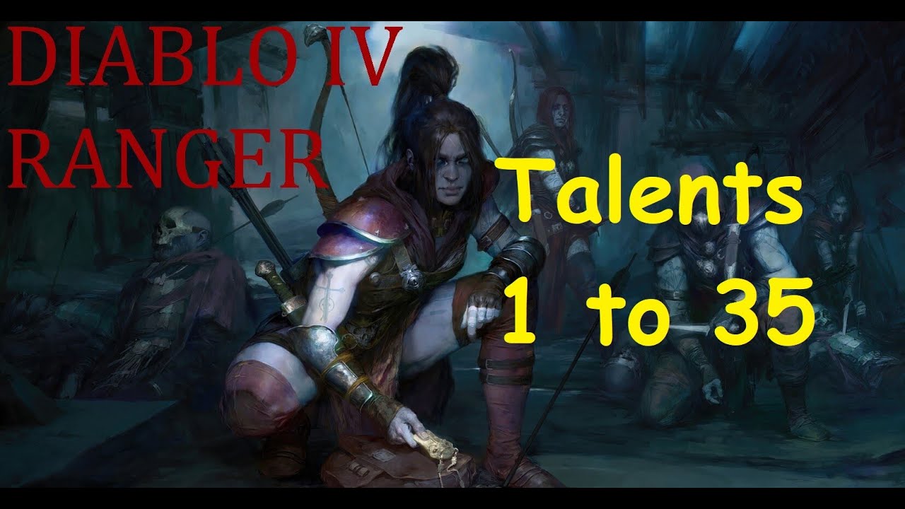 Diablo IV Rogue-Ranger Билд для прокачки с 1 по 35 уровень / Build for ...