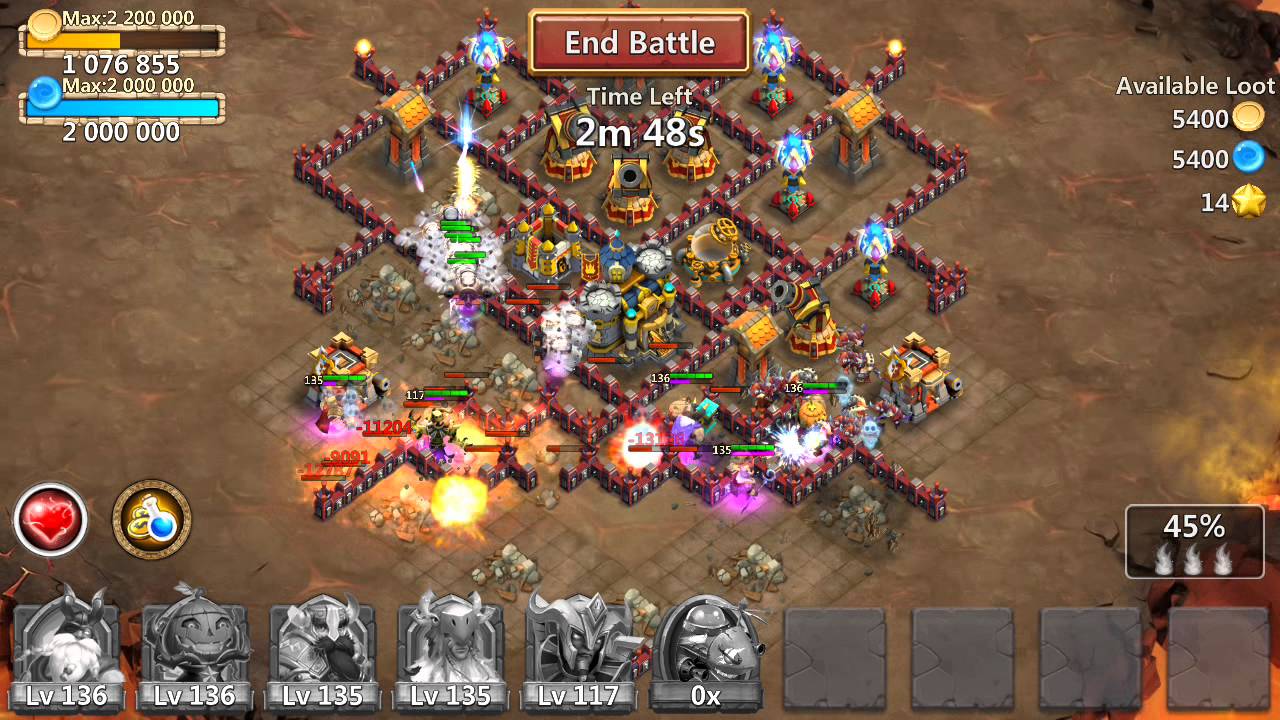 Castle Clash D8S11 - No SM/Cupid/Reaper/Mino