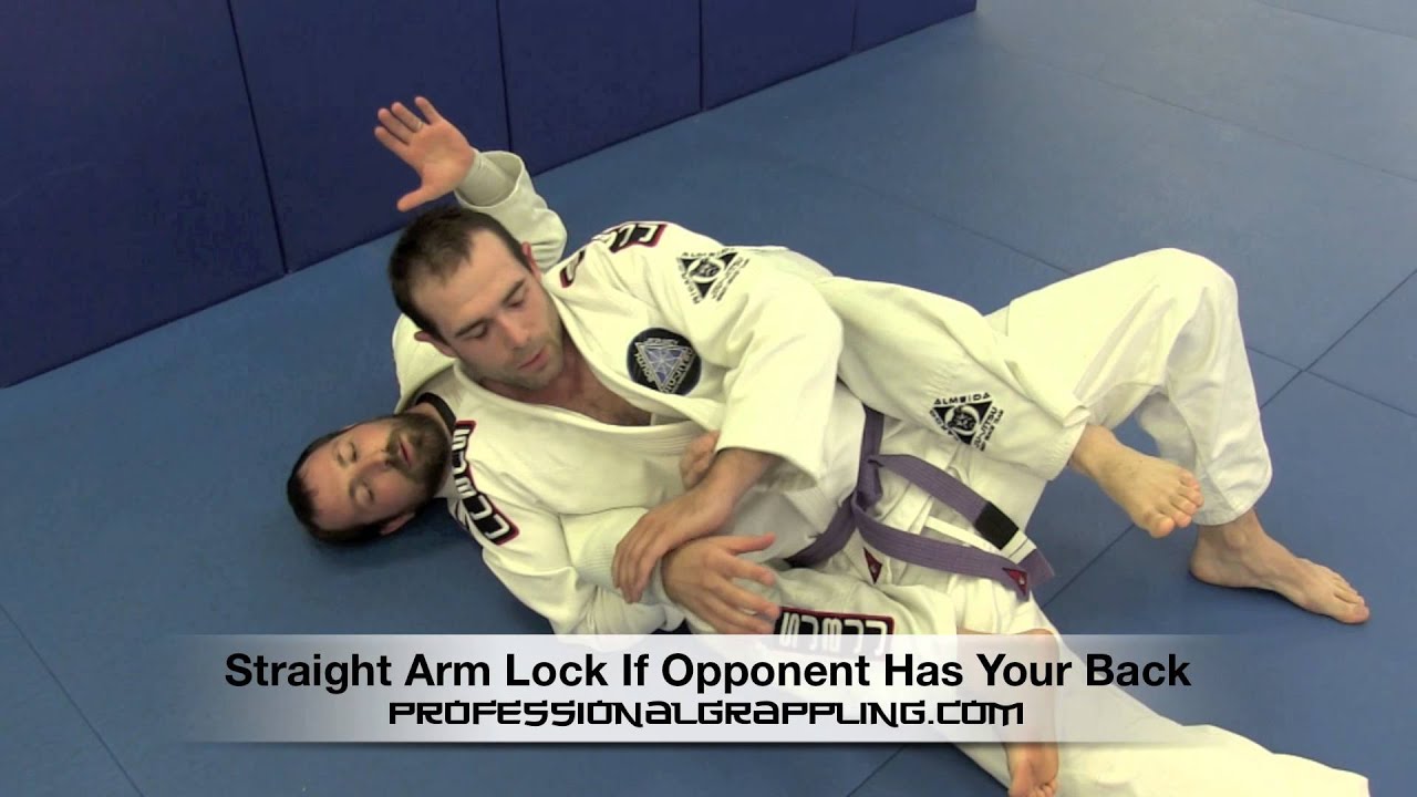 Professional Grappling League™ Straight Arm Lock if Opponent has Back