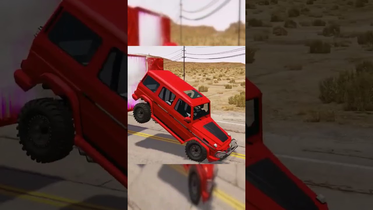 McQueen vs Flatbed Truck | Car Transport Chaos - Pothole Showdown