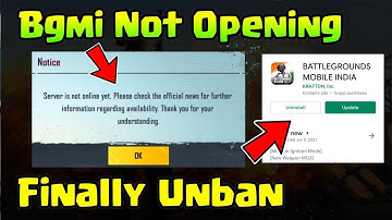 BGMI OFFICIAL NEWS | BGMI SERVER DOWN | BGMI NOT ONLINE YET | BGMI UNBAN FINALLY | BGMI 2 FINALLY