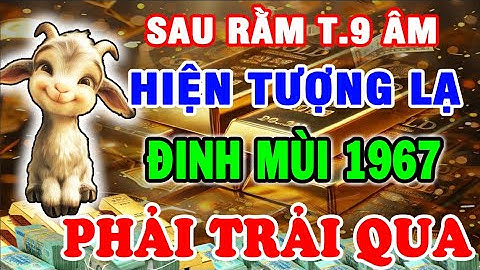 Sau Rằm Tháng 9 Âm: Đinh Mùi 1967 NGHĨ XUI MÀ HÓA MAY, LỘC TỚI TẤP MẶT! Tiết Lộ CƠ HỘI GIÀU CẢ ĐỜI