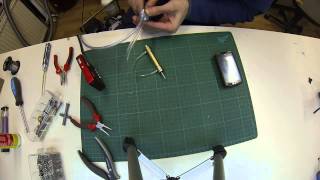 First test RC model hydraulic cylinder and valve